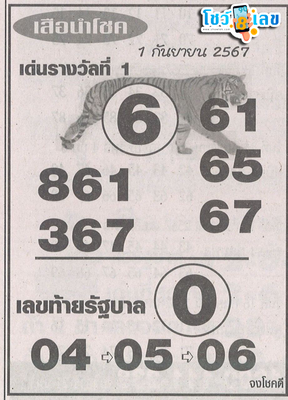 เสือนำโชค 1 9 67-''Lucky Tiger 1 9 67''