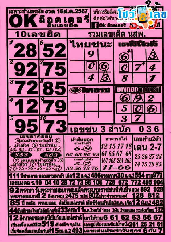 ok ลอตเตอรี่ 16 8 67-"ok lottery 16 8 67"