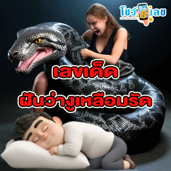 ฝันว่างูเหลือมรัด -"Dreaming of a python strangling you"