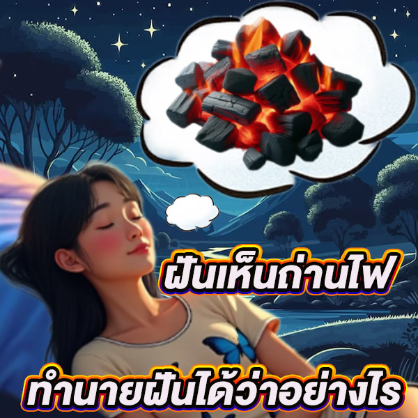 ฝันเห็นถ่านไฟ -"Dream of seeing coals"