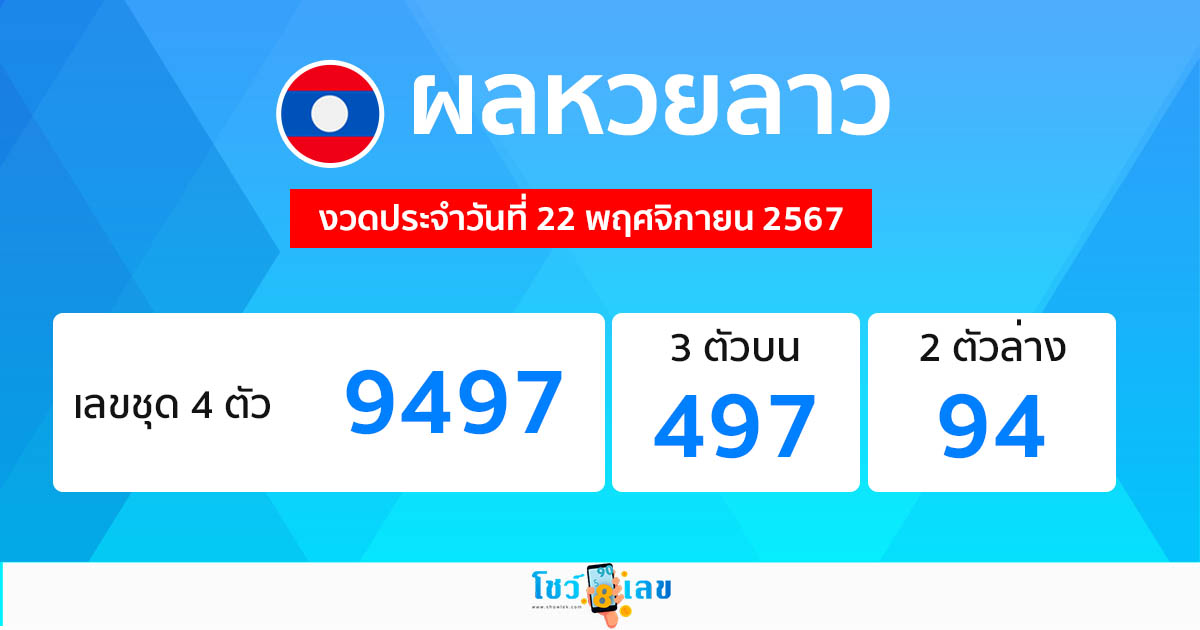 ผลหวยลาว 22/11/67-"lao-lottery-results"