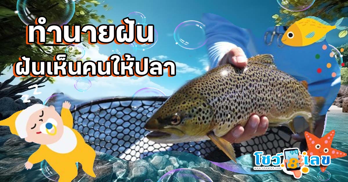 ฝันเห็นคนให้ปลา ลางดี หรือร้าย? ทำนายว่าอย่างไร? พร้อม “เลขเด็ด” ให้โชค แม่น ๆ เช็กเลย ฟรี !!!