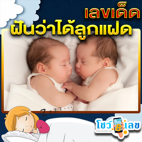 เลขเด็ด ฝันว่าได้ลูกแฝด -"Lucky number dreamed of having twins"