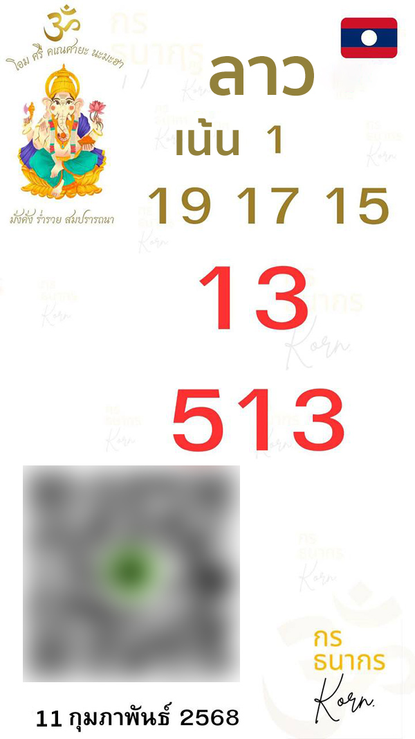 รูปภาพเลขแนวทางหวยจากกรธนากรของ lekdedonline
