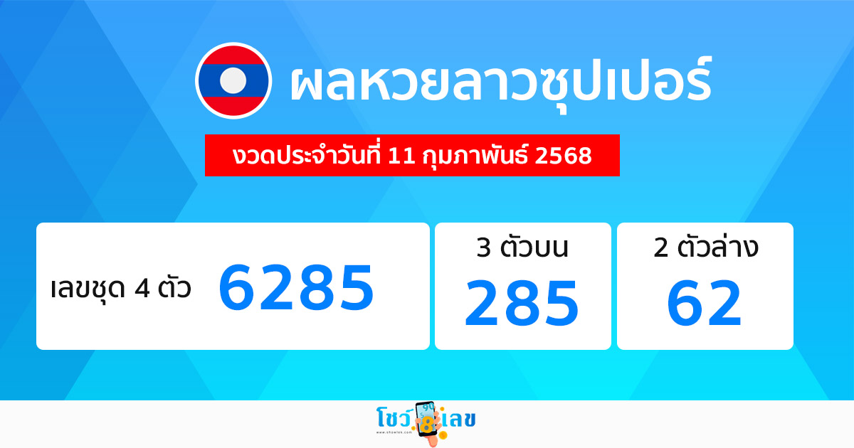 รูปภาพผลหวยลาวซุปเปอร์ของ heng99