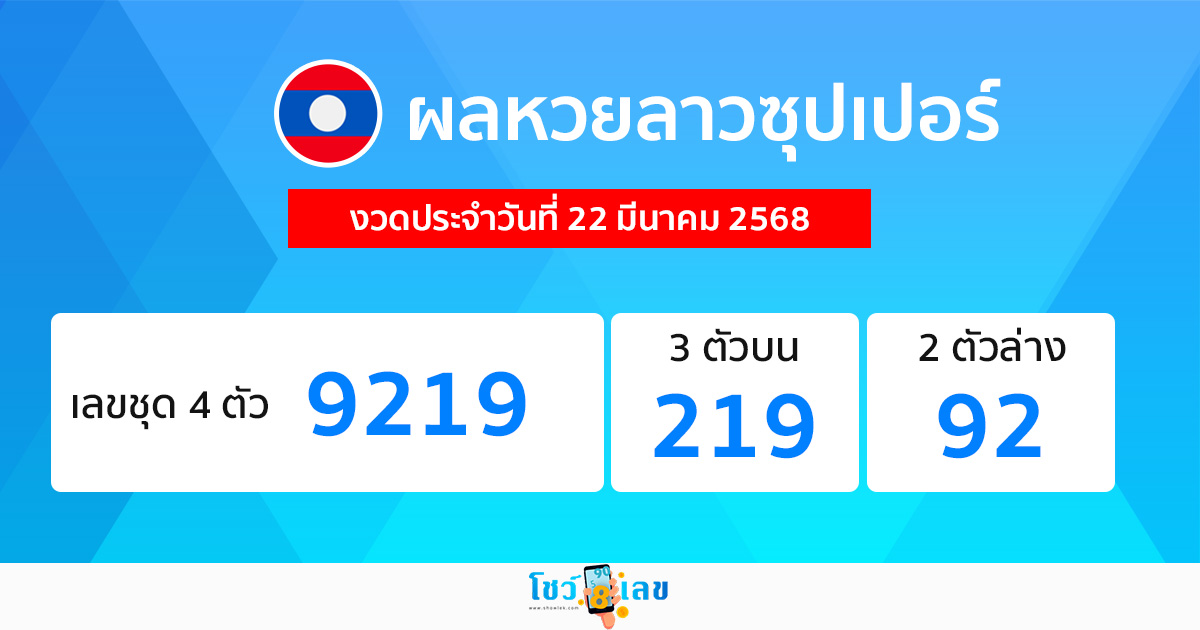 รูปภาพผลหวยลาวซุปเปอร์ ของ lekdedonline