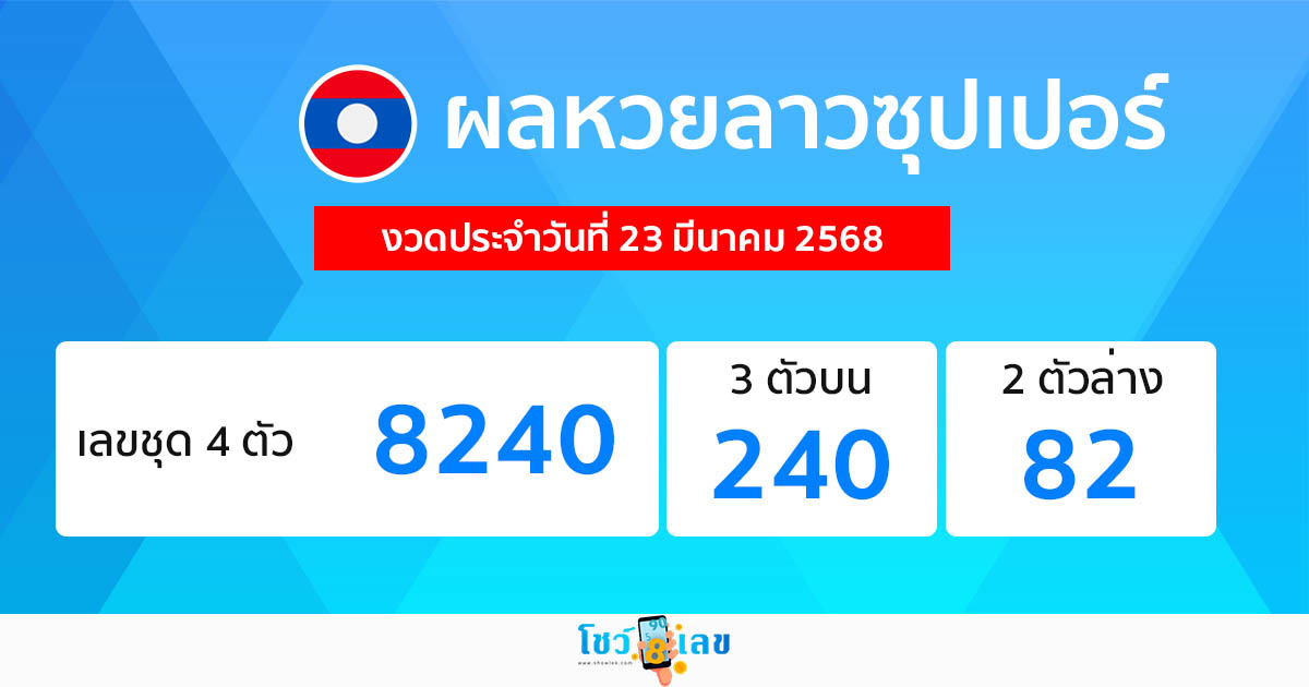 รูปภาพผลหวยลาวซุปเปอร์ ของ heng99