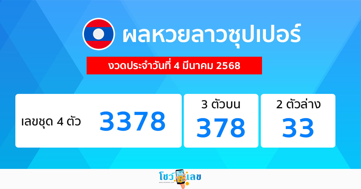 รูปภาพผลหวยลาวซุปเปอร์ของ heng99
