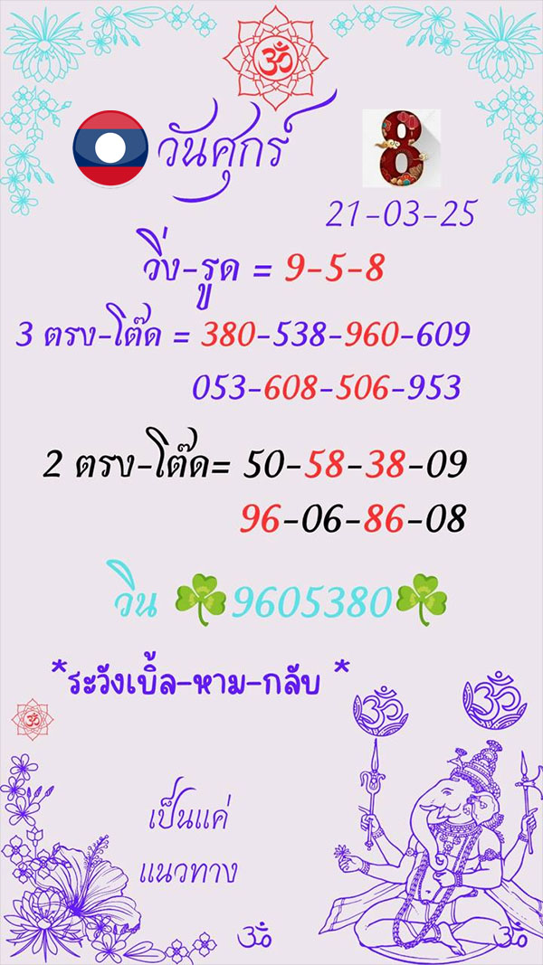 รูปภาพเลขเด็ดหวยลาวซุปเปอร์ของ heng99