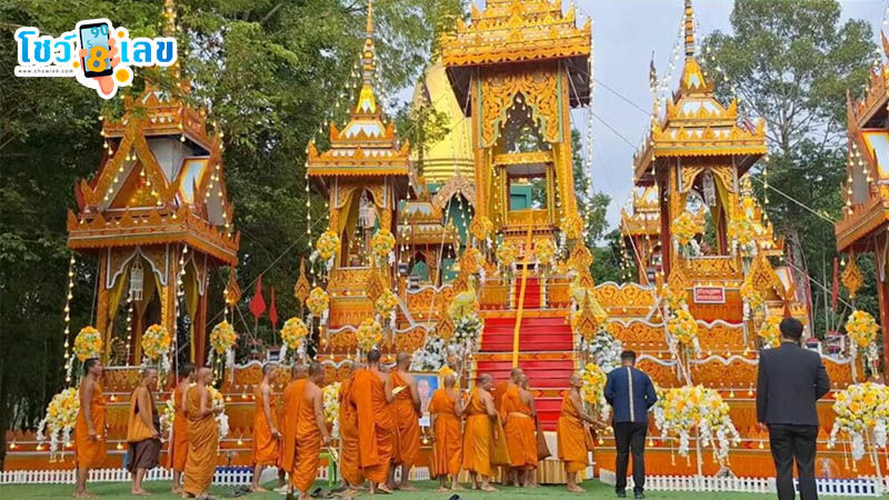 รูปภาพพิธีเผาศพหลวงพ่อสุรีย์ของ lekdedonline