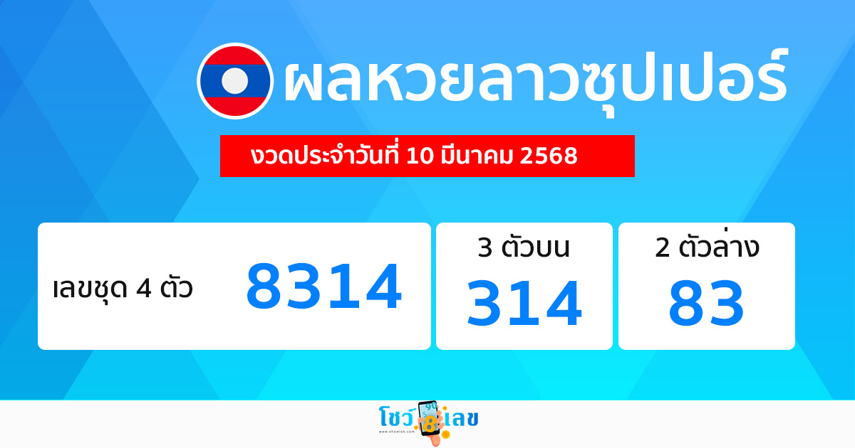 รูปภาพผลหวยลาวซุปเปอร์ของ heng99
