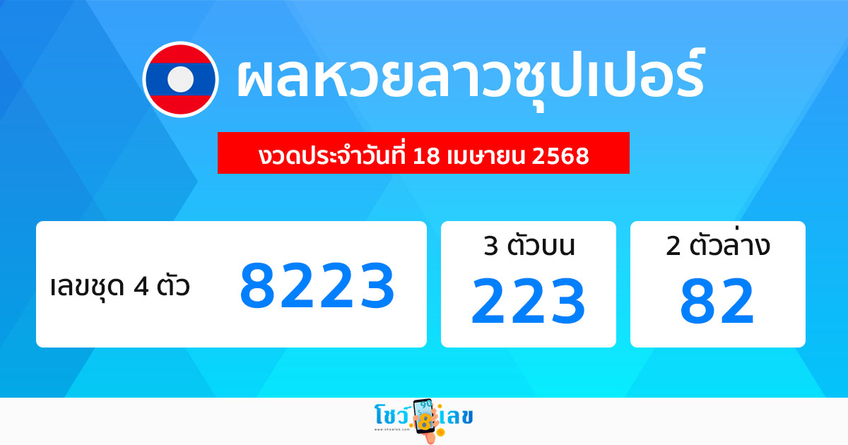 รูปภาพผลหวยลาวซุปเปอร์ของ lekdedonline