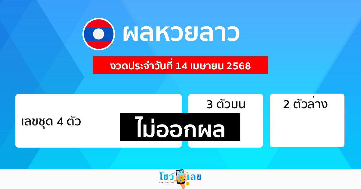 รูปภาพผลหวยลาววันนี้ของ lekdedonline