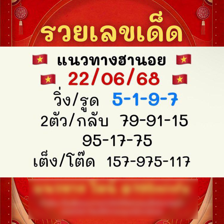 รูปภาพเลขเด็ดหวยฮานอยของ lekdedonline