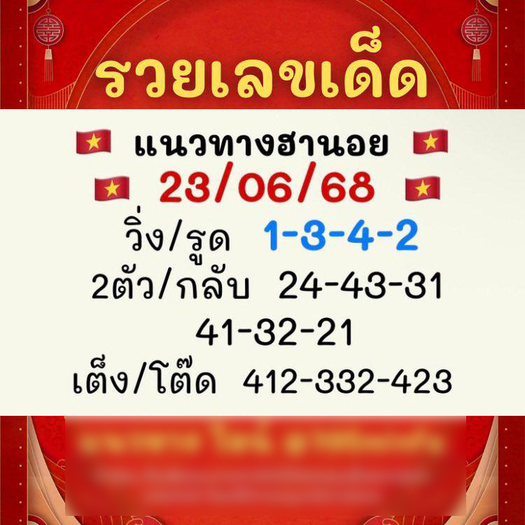 รูปภาพเลขเด็ดหวยฮานอยของ heng99