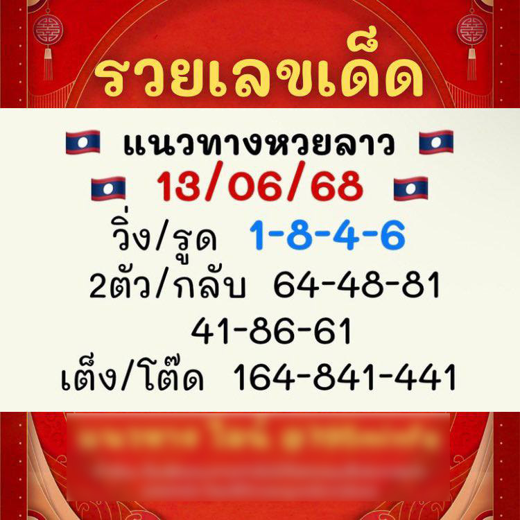 รูปภาพเลขเด็ดหวยลาวของ lekdedonline