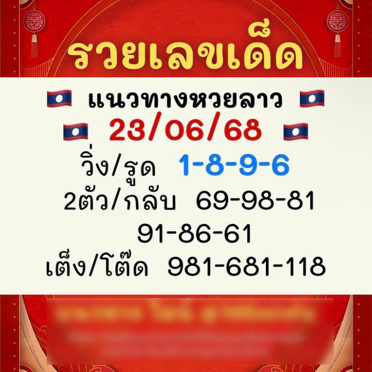 รูปภาพเลขเด็ดหวยลาวของ heng99