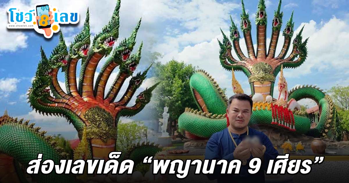 เลขพญานาค 9 เศียร 16/7/68 มาแรง! ถูกหวย 9 งวดติด เผยพ่อปู่ให้โชคหลักล้าน ลุ้นรวยงวดนี้