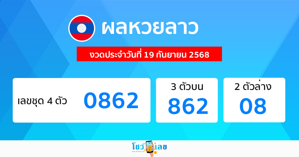 รูปภาพผลหวยลาววันนี้ของ lekdedonline