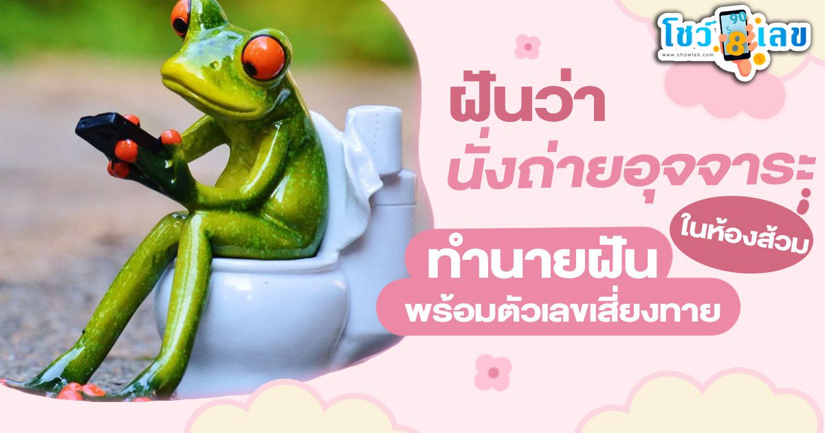 ฝันสะท้อนดวง โชคลาภ หรือความเครียด ฝันว่านั่งถ่ายอุจจาระในห้องส้วม สื่ออะไร