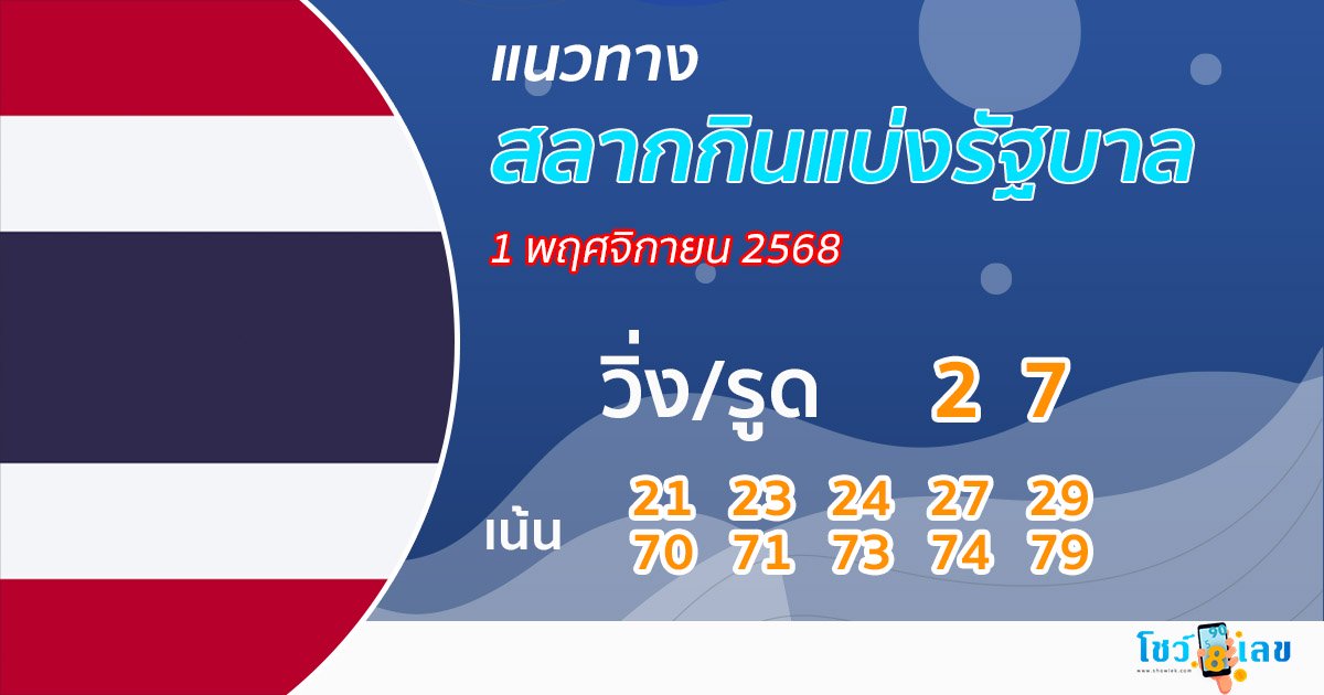 รูปภาพแนวทางหวยรัฐบาล 1 พ.ย. 68 ของ heng99