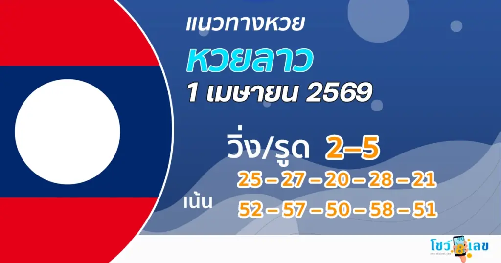 แนวทางหวยลาว 1/4/2569